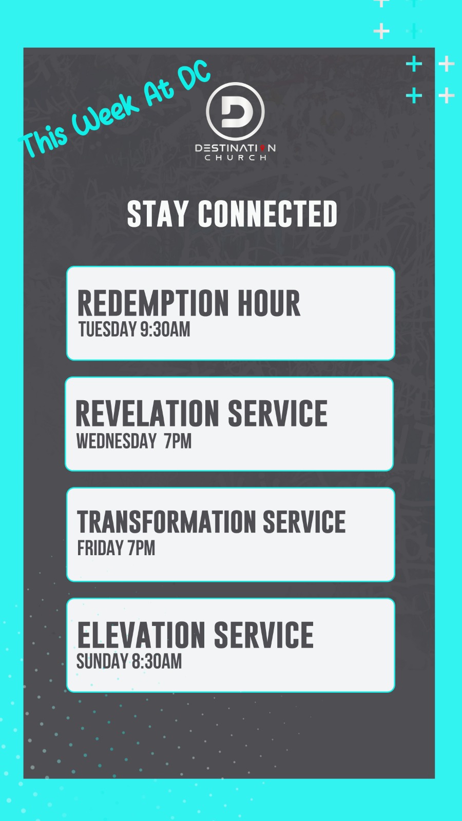 This Week At Destination Church